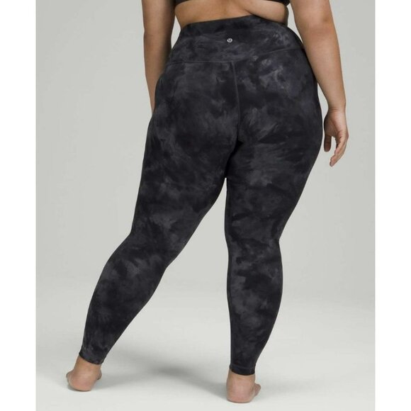 Lululemon Align High-Rise Pant 28" Diamond Dye Pitch Grey Size 8 - Picture 1 of 6